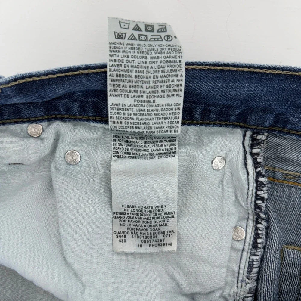 Levi's 527 Mens‎ Jeans Boot Cut Blue Denim 36x34